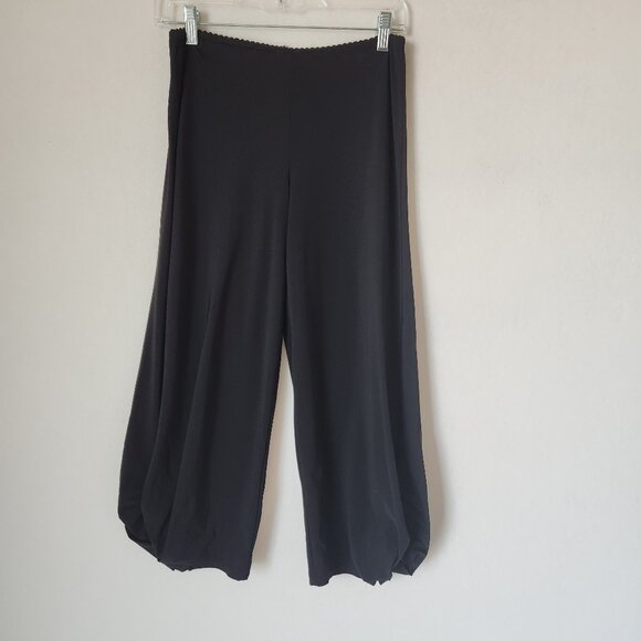 Deca De Vous A Nous Made in France Jersey Lagenlook Cropped Pant Elastic Waist - Picture 2 of 13